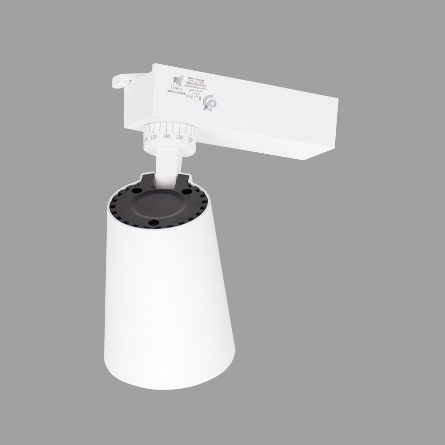 SPOT SUR RAIL LED ORIENTABLE blanc 18W 4000K