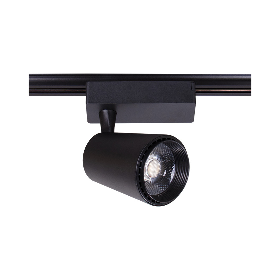 Spot sur rail orientable noir 30W 4000K