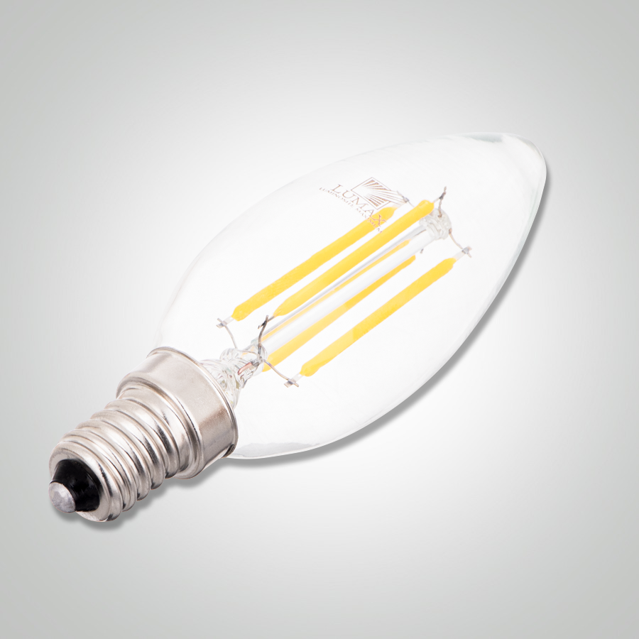 LAMPE LED FILAMENT CLAIRE C35 E14 220V DIMMABLE