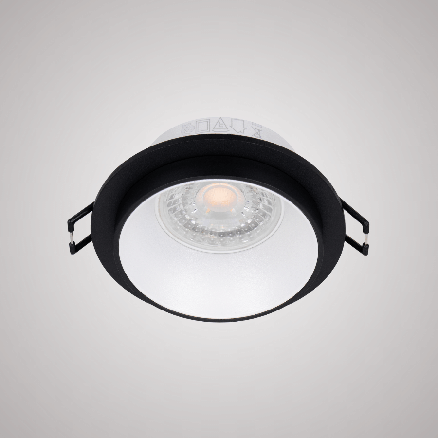 CADRE POUR SPOT MR16 FIXE A ENCASTRER ROND ALUMINIUM